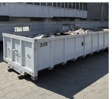 Entsorgung von Bauschutt im Container